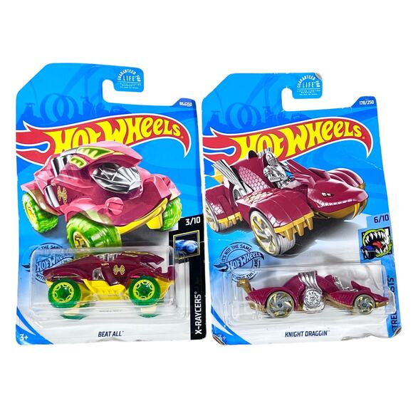 Hot Wheels Carded Lot Of 10 Various Years Toy Cars New (B) - Picture 5 of 6